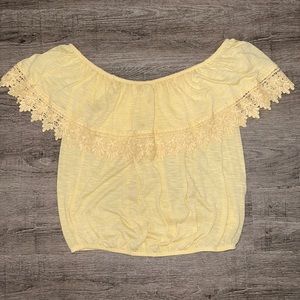 off the shoulder shirt